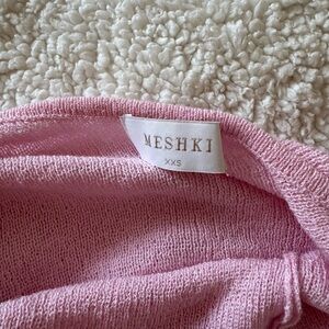 Meshki Pink Knit Sweater